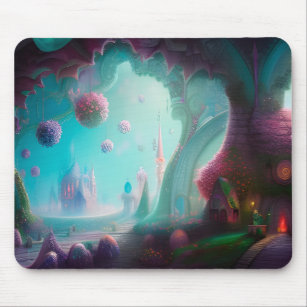 Fairy Castle in the Enchanted Woods Mouse Pad