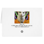 Fairy Cat Card (Back Horizontal)