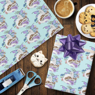 Fairy Cat Wrapping Paper