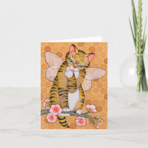 Fairy Cats Affirmation cute cat fairy TABBY card