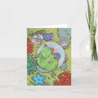 Fairy Cats Affirmation cute cat SLEEP Card