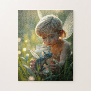 Fairy caught a baby dragon jigsaw puzzle