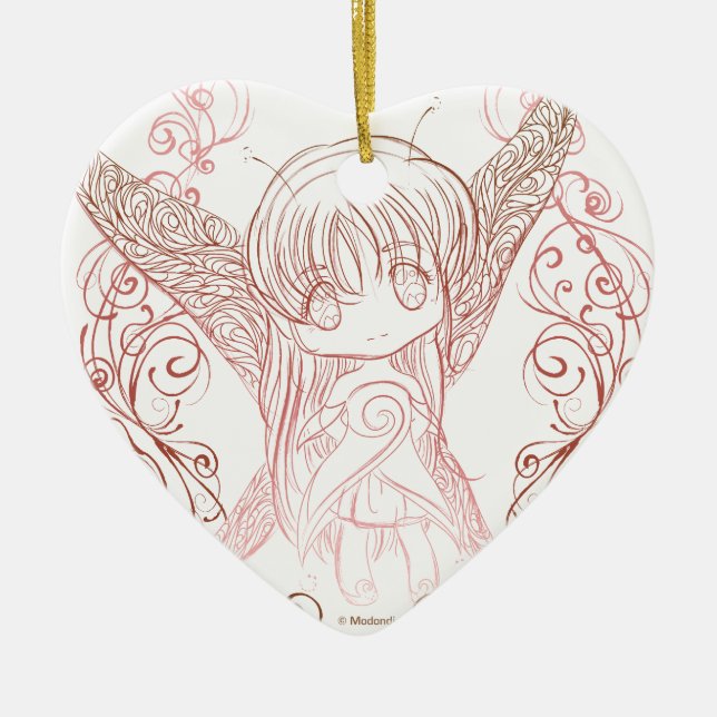 Fairy Ceramic Ornament (Front)