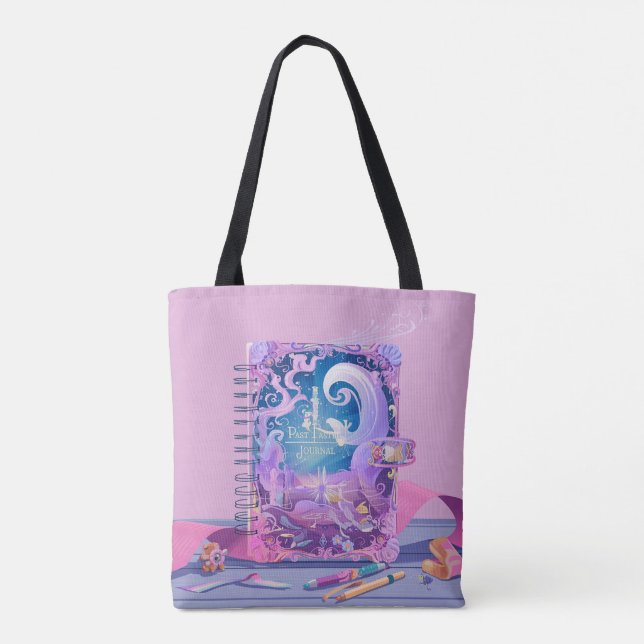 fairy chic book for book lovers tote bag (Back)