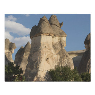 Fairy Chimneys In Cappadocia Faux Canvas Print