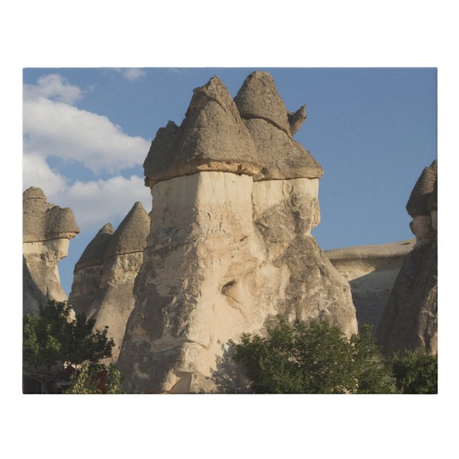 Fairy Chimneys In Cappadocia Faux Canvas Print (Front)