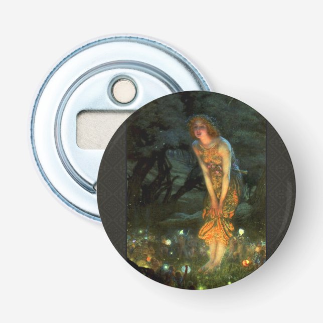Fairy Circle Fairies Midsummer Eve Bottle Opener (Front)
