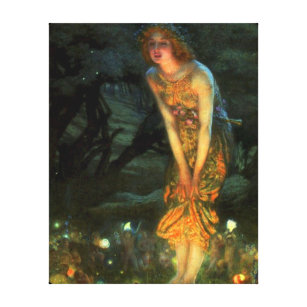 Fairy Circle Fairies Midsummer Eve Canvas Print