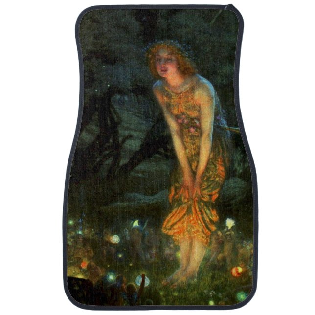 Fairy Circle Fairies Midsummer Eve Car Mat (Front)