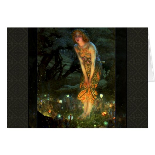 Fairy Circle Fairies Midsummer Eve Cards (Front Horizontal)