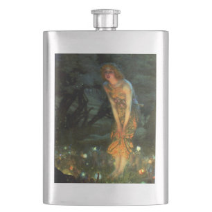 Fairy Circle Fairies Midsummer Eve Hip Flask