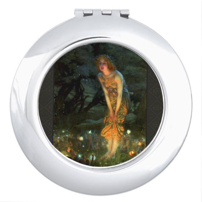 Fairy Circle Fairies Midsummer Eve Makeup Mirror (Front)