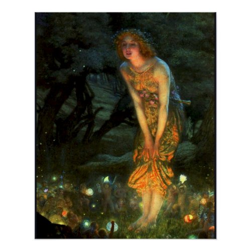 Fairy Circle Fairies Midsummer Eve Poster