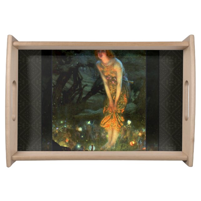 Fairy Circle Fairies Midsummer Eve Serving Tray (Front)