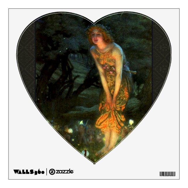 Fairy Circle Fairies Midsummer Eve Wall Sticker (Front)