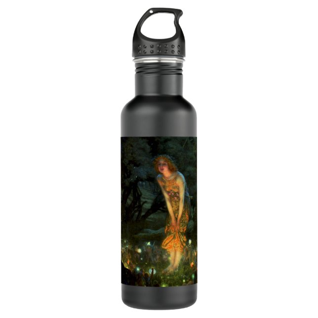 Fairy Circle Fairies Midsummer Eve Water Bottle (Front)