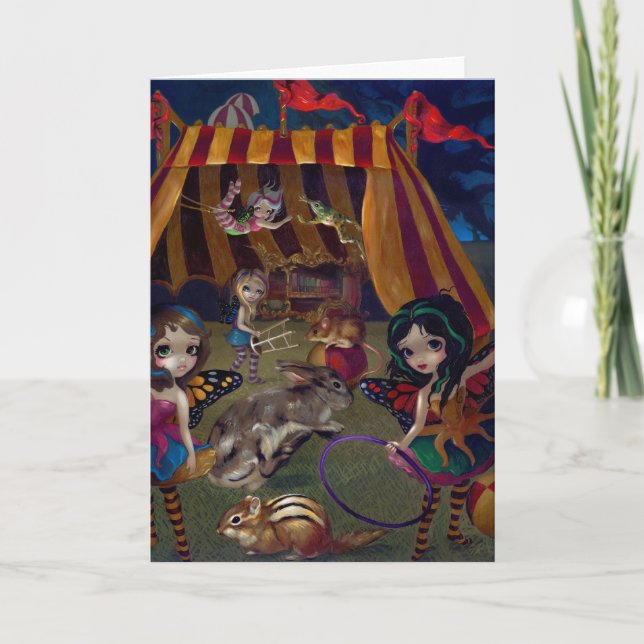 "Fairy Circus" Greeting Card (Front)
