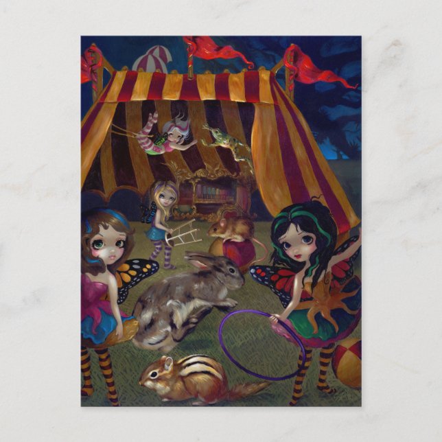 "Fairy Circus" Postcard (Front)