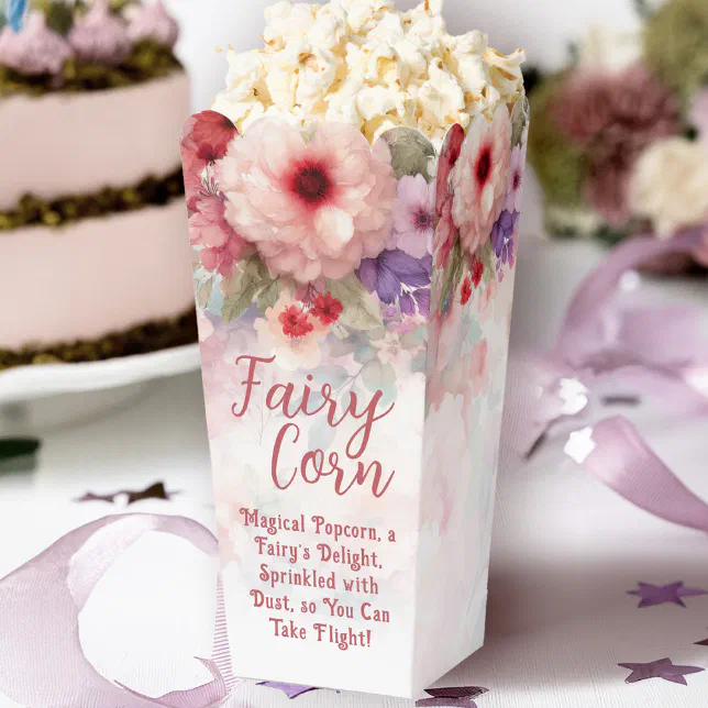 Fairy Corn Enchanted Popcorn Treat Boxes | Zazzle