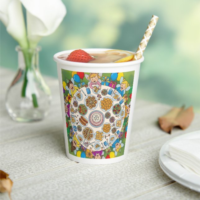 Fairy Costume Party for Children Paper Cups (Insitu)