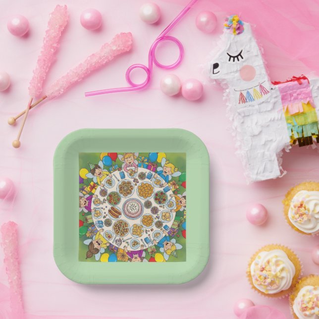 Fairy Costume Party for Children Paper Plates (Party)