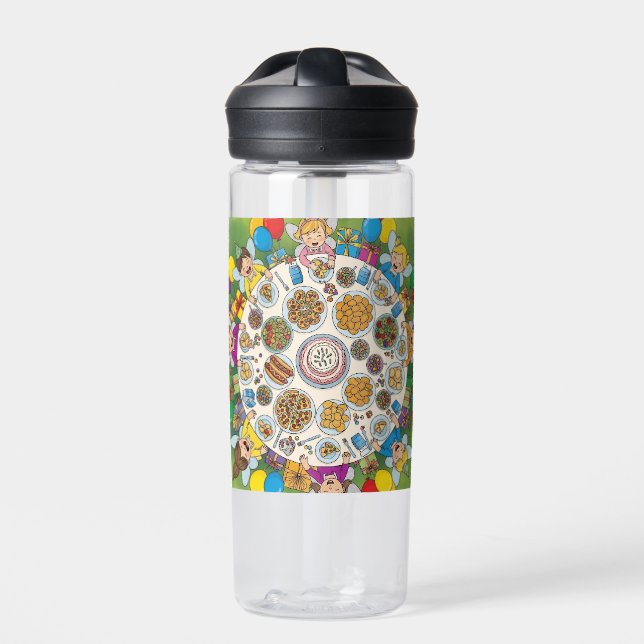 Fairy Costume Party for Children Water Bottle (Front)