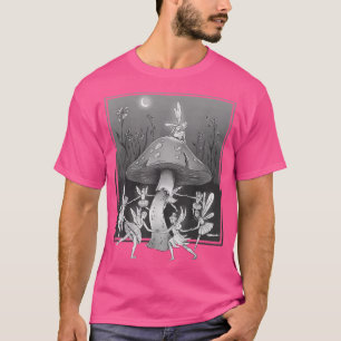 Fairy Cottagecore Mushroom Fairycore Moon Mystical T-Shirt