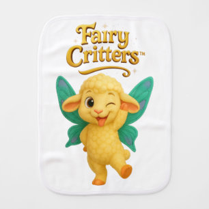 Fairy Critters™ Fairy Lamb Baby Burp Cloth