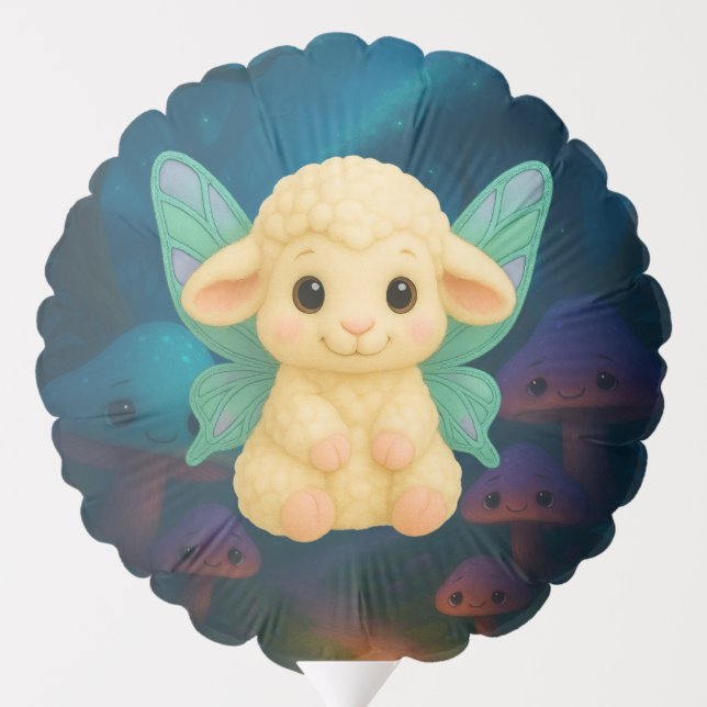 Fairy Critters™ Fairy Lamb Balloon (Back)