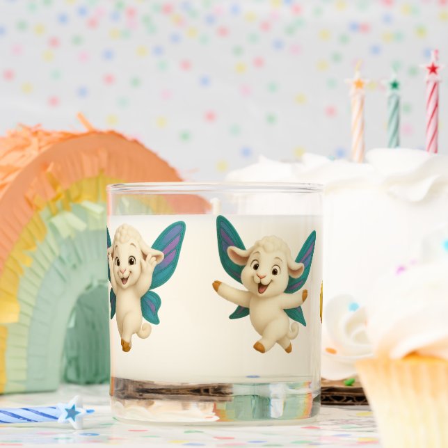 Fairy Critters™ Fairy Lamb  Scented Candle (Birthday)