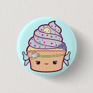 Fairy Cupcake Button