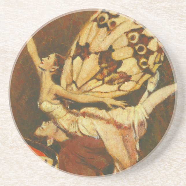 Fairy Dancing Couple Coaster (Front)