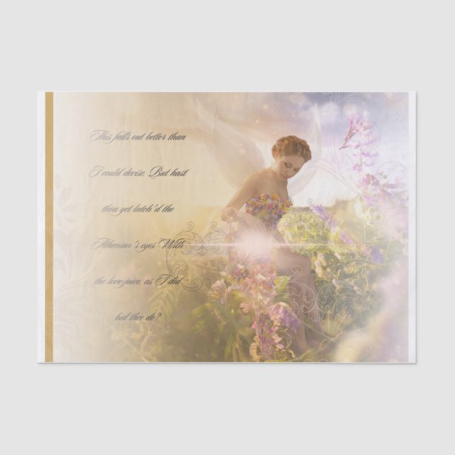 Fairy Decoupage Tissue Paper (Front)