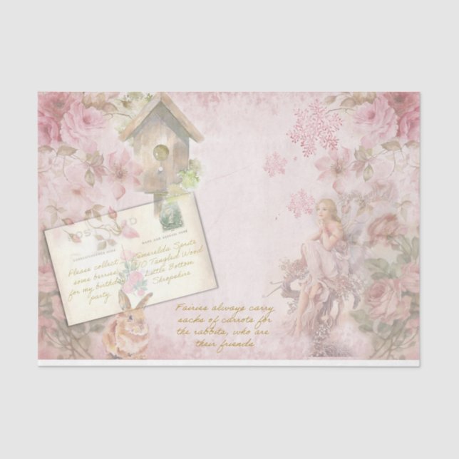 Fairy Design Series 4 Tissue Paper (Front)