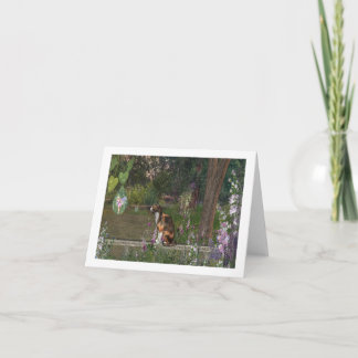 Fairy dew drop Note card