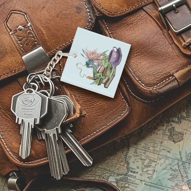 Fairy Dragon Books Tea Friendship  Keychain (Creator Uploaded)