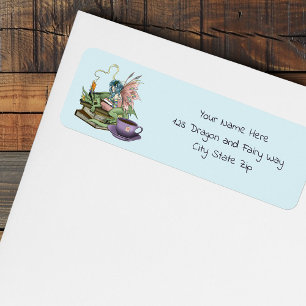 Fairy Dragon Books Tea Friendship  Label
