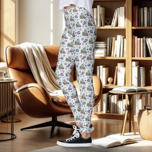 Fairy Dragon Books Tea Friendship  Leggings