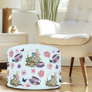 Fairy Dragon Books Tea Friendship Pouf