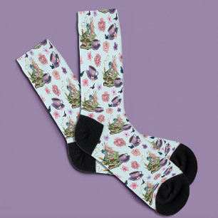 Fairy Dragon Books Tea Friendship Socks