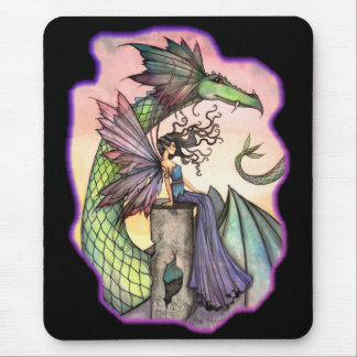 Fairy Dragon Mousepad by Molly Harrison