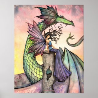 Fairy Dragon Poster A Distant Place print