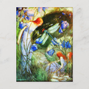 Fairy Dragonfly Postcard