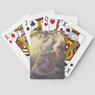 Fairy Dream (by Theodor Severin Kittelsen) Poker Cards