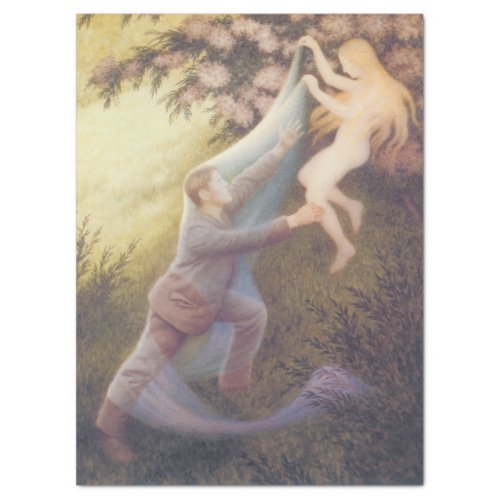 Fairy Dream by Theodor Severin Kittelsen Tissue Paper