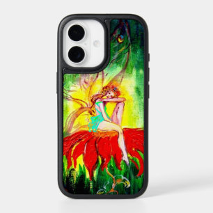 FAIRY DREAMING ON THE RED FLOWER green yellow  Ott iPhone 17 Case