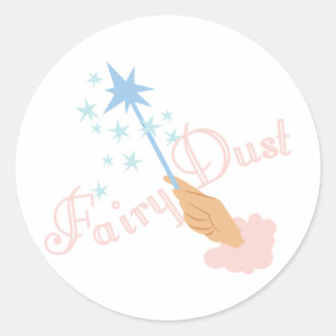 Fairy Dust Classic Round Sticker