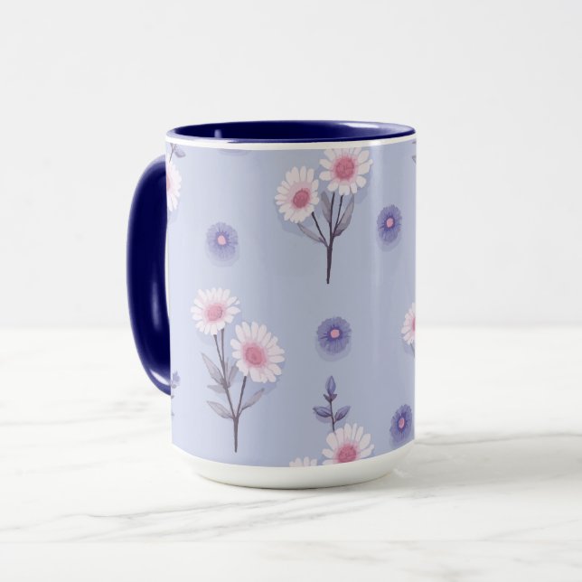Fairy Dust Daisies Mug (Front Left)
