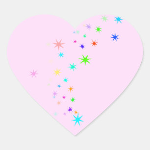Fairy Dust Heart Sticker