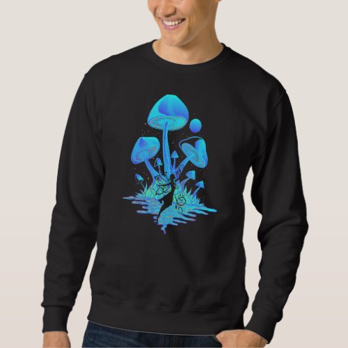 Fairy Dust Mushrooms Fairycore Goblincore Love Fae Sweatshirt